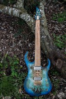 Burl poplar top + Olive fingerboard         www.azuraguitars.co.uk