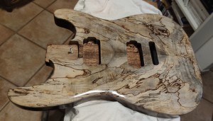 Spalted Maple Stratocaster    by    Alessandro Falasca